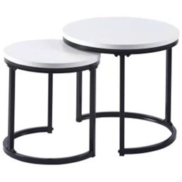 Ława ZY-08 50/40 Biały/Czarny