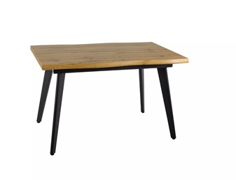 Stół Rozkładany FRESNO (150x210)x90 Dąb Artisan/Czarny