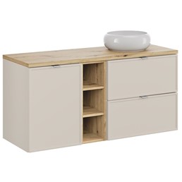 Zestaw Meblowy WIKI 120cm Dąb Artisan/Kaszmirowy Mat