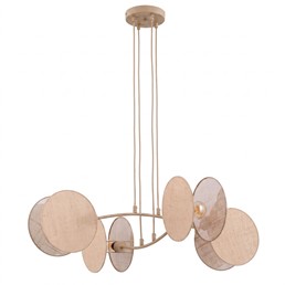 Lampa Wisząca MOTIF 4 Beżowy/Naturalny