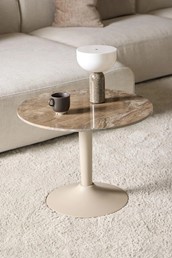 Stolik MALTA fi60 Beżowy