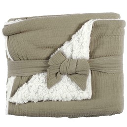 Kocyk dla niemowląt 100x70cm Beżowy