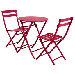 Stół Okrągły Składany GREENSBORO fi60 Czerwony