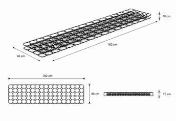 Bonell Formatka 182x46x10