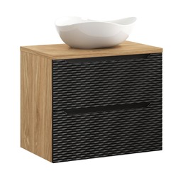 Zestaw Meblowy CLOUD 70cm Dąb Olejowany/Czarny Mat