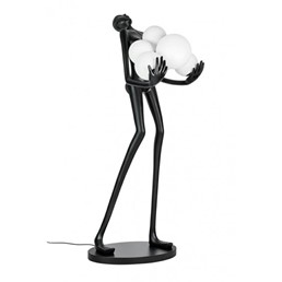Lampa Podłogowa HUMAN PREMIUM Czarny/Biały