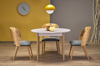 Stół Rozkładany PIVOT (102-142)x102 Kaszmir/Naturalny