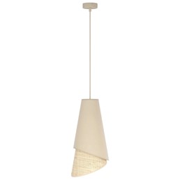 Lampa Wisząca MODA 1 Beżowy/Rattan