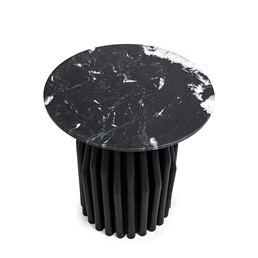 Stolik LEVANTE Fi50cm Czarny