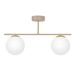 Lampa Wisząca SAVIA K-5791 Biały/Beż/Złoty