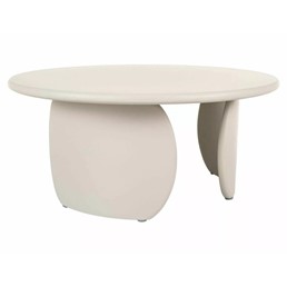 Ława NOEMI Fi80cm Beż Mat