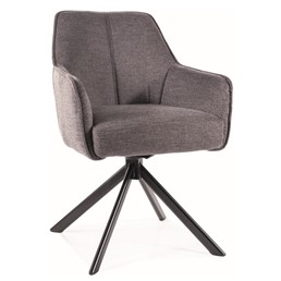 Krzesło NOTTI Brego Czarny/Ciemny Szary 18