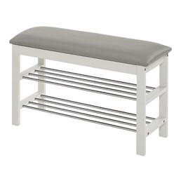 Stojak na Buty ST11 Biały/Popielaty