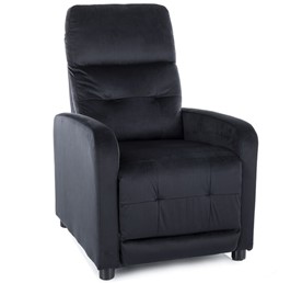 Fotel Rozkładany OTUS Velvet Czarny Bluvel 19