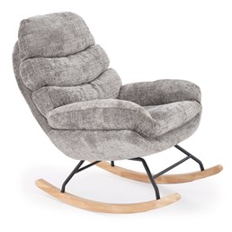 Fotel Bujany GIORGIO Popielaty