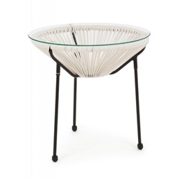 Stolik Ogrodowy PARKER fi50 Biały