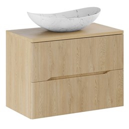 Zestaw Meblowy LENA 80cm Biały Mat/Dąb Cremona