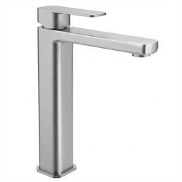 Bateria Umywalkowa Wysoka ARLO Nikiel Szczotkowany