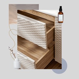 Zestaw Meblowy NIKA 60cm Dąb Olejowany/Beż