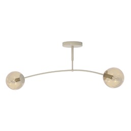 Lampa Sufitowa PREGOS 2 Beżowy/Miodowy