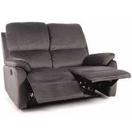 Sofa Rozkładana SPENCER 2 Velvet Szary Bluvel 14