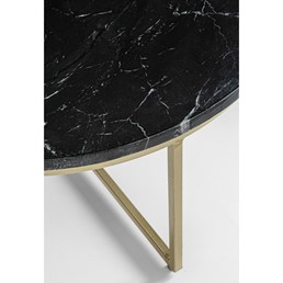 Stolik Kawowy PRESCOTT fi67,5 Czarny