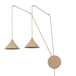 Lampa Wisząca ABRAMO 2 Beżowy