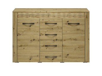 Komoda Artis 07 40x138x94 Dąb Artisan