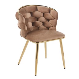 Krzesło Velvet K47-FX (G) Cappuccino