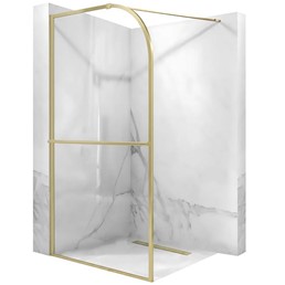 Ścianka Prysznicowa SKY 120 Złoty Szczotkowany