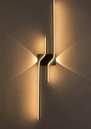 Lampa Ścienna ROCHE 100 Czarny