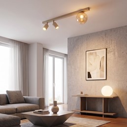 Lampa Sufitowa BASTER 3 Beżowy