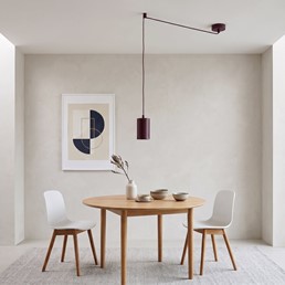 Lampa Wisząca TRAKER 1 Burgundowy