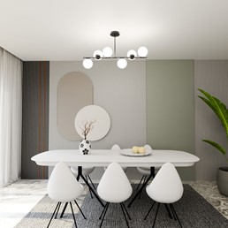 Lampa Sufitowa BIOR 6 Czarny