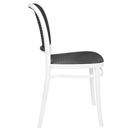 Krzesło WICKY Biały/Szary