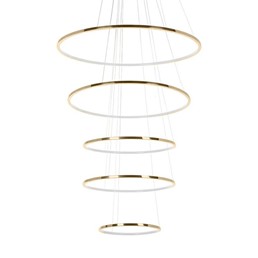 Lampa Wisząca RING SLIM L Złoty/Biały