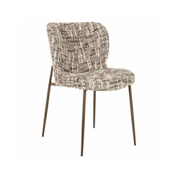 Zestaw 2 Krzeseł ODARBY Brązowy