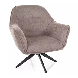 Fotel GALIA Brego Beżowy/Czarny Mat