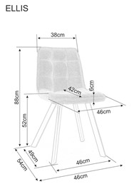 Krzesło ELLIS Bjorn Beż 34
