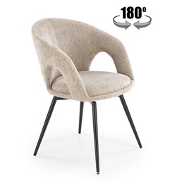 Krzesło K550 Beżowy/Czarny