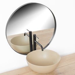 Bateria Umywalkowa Wysoka LUGANO Czarny