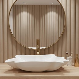 Umywalka Nablatowa INFINITY Biały