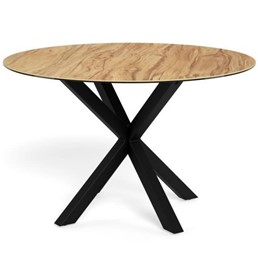 Stół HEAVEN fi119 Dąb Naturalny/Czarny