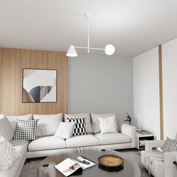 Żyrandol HERMES 2 Biały