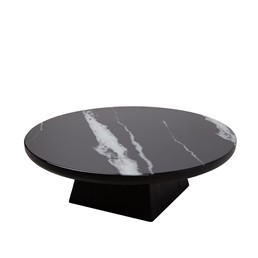 Stolik Kawowy DOVER Fi100cm Czarny