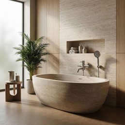 Bateria Wannowa LUNGO STRIPE Nikiel Szczotkowany