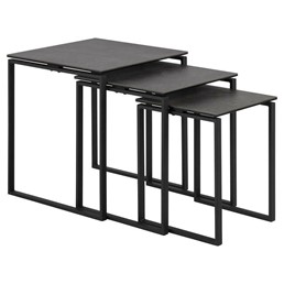 Zestaw Stolików KATRINE Czarny