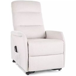 Fotel Rozkładany JUPITER M Brego Jasny Beżowy/Czarny