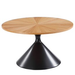 Ława L33-FX fi70 Dąb Naturalny/Czarny