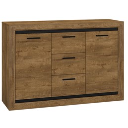 Komoda BALTICA 09 Dąb Lefkas/Czarny